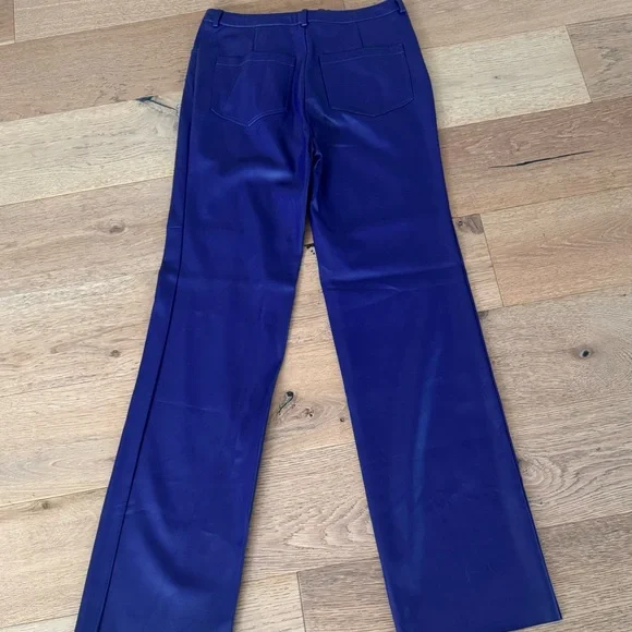 CULTNAKED Killa Purple Flare Leather  Pants - Picture 2 of 7